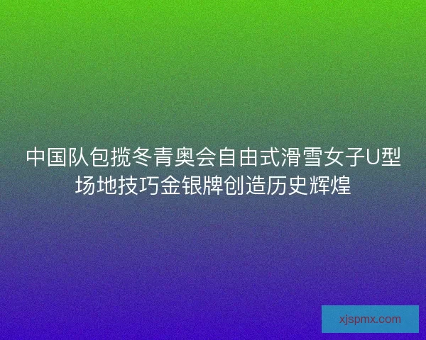 中国队包揽冬青奥会自由式滑雪女子U型场地技巧金银牌创造历史辉煌